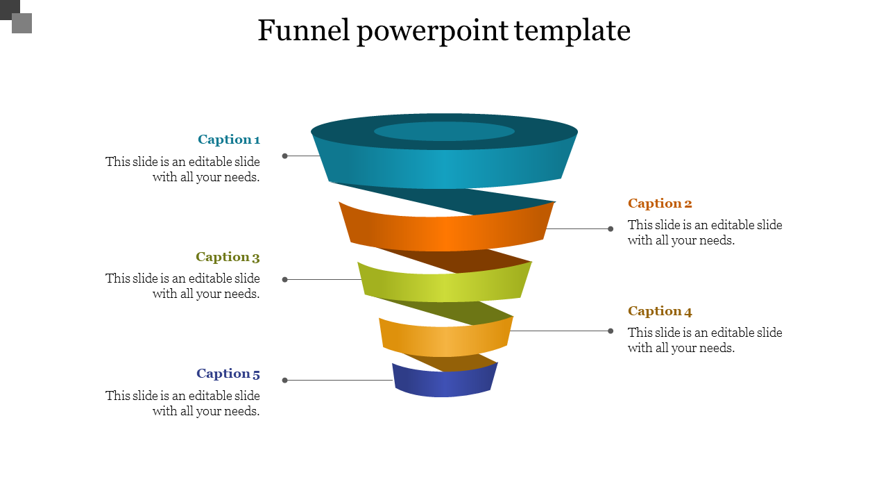 funnel ppt template
